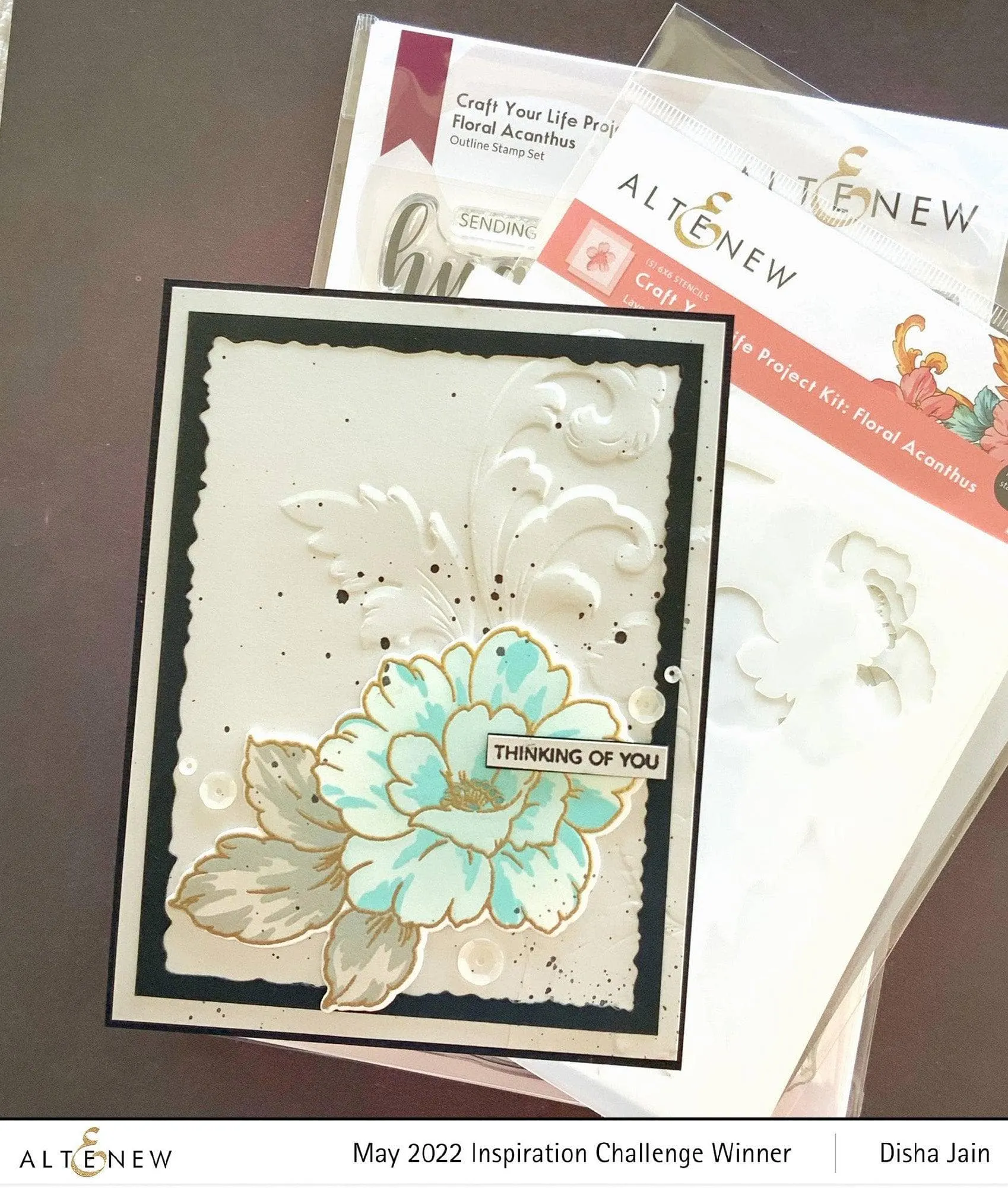 Craft Your Life Project Kit: Floral Acanthus & Add-on Layering Stencil Bundle