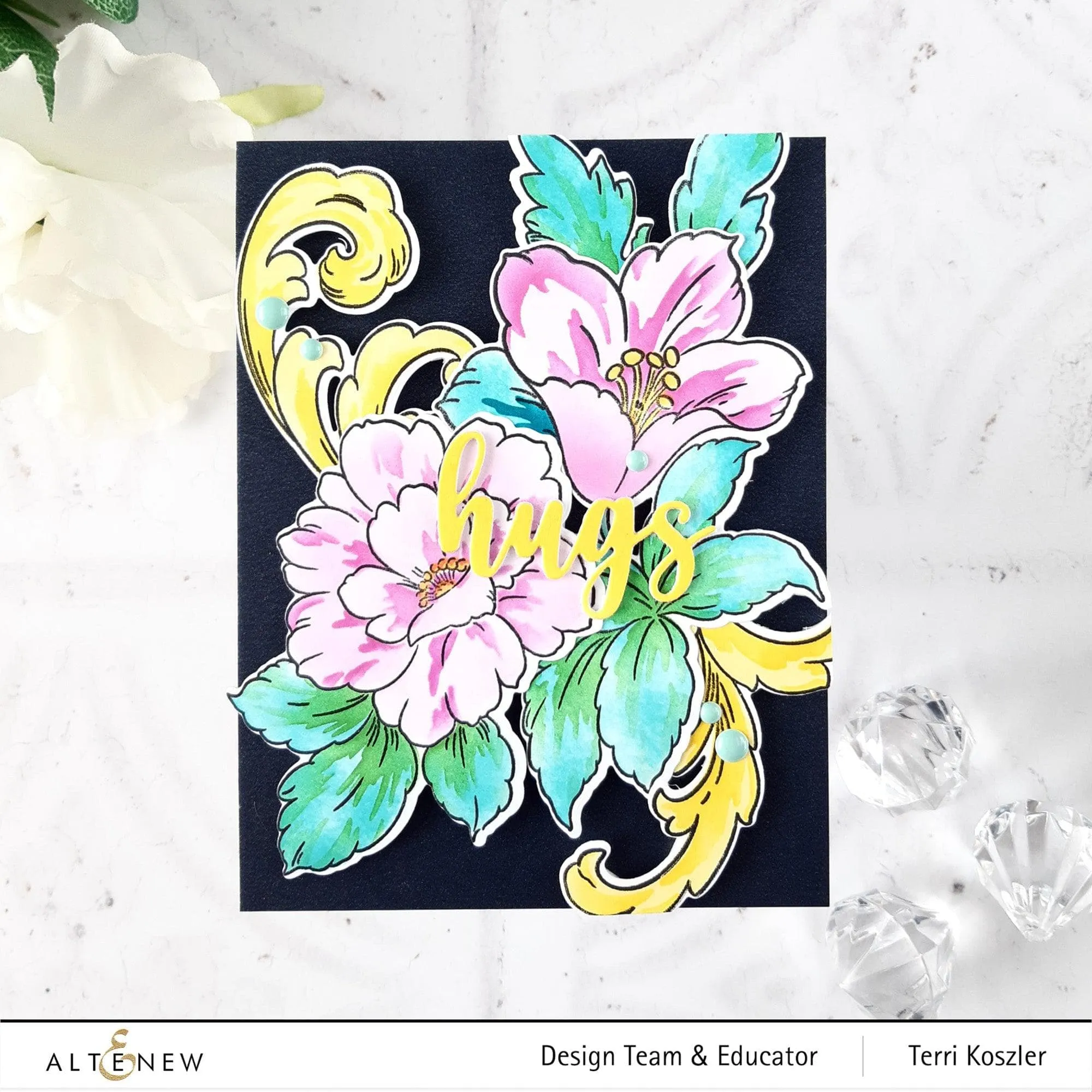 Craft Your Life Project Kit: Floral Acanthus & Add-on Layering Stencil Bundle