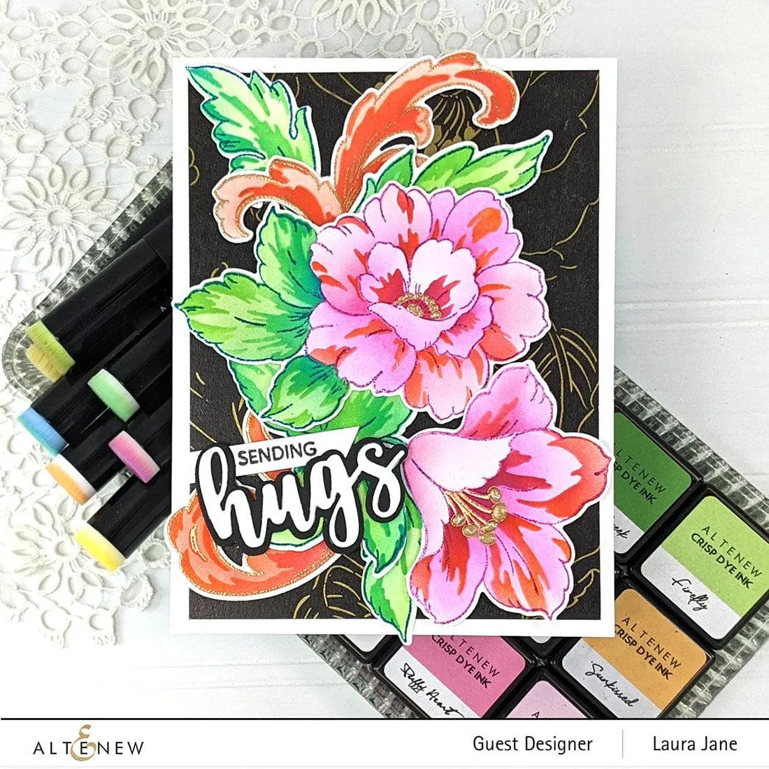 Craft Your Life Project Kit: Floral Acanthus & Add-on Layering Stencil Bundle