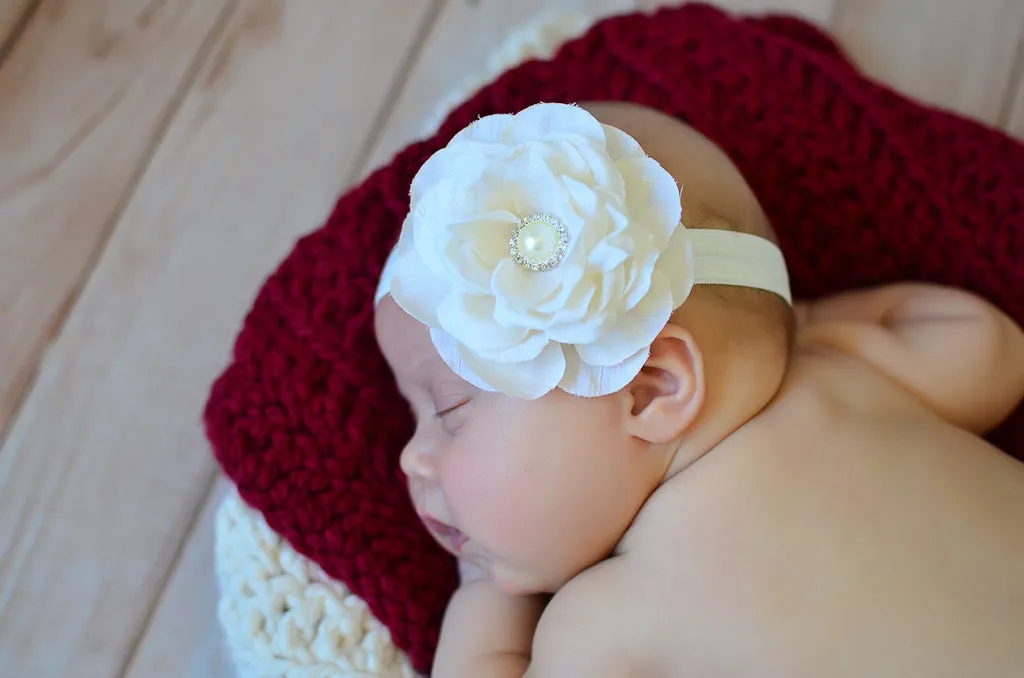 Cranberry red newborn baby layering bump blanket