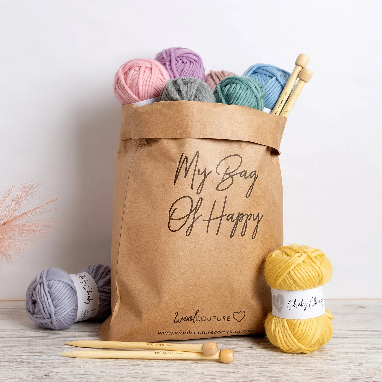 Cropped Cardigan Knitting Kit