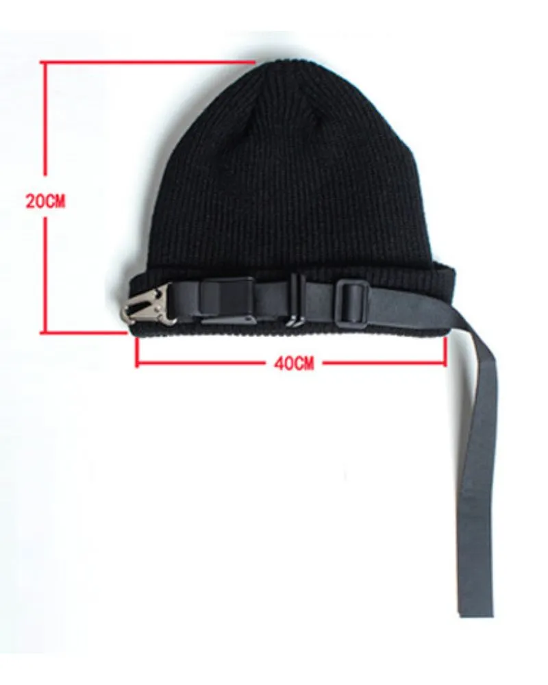 Cyberpunk Tactical Metal Knit Hat