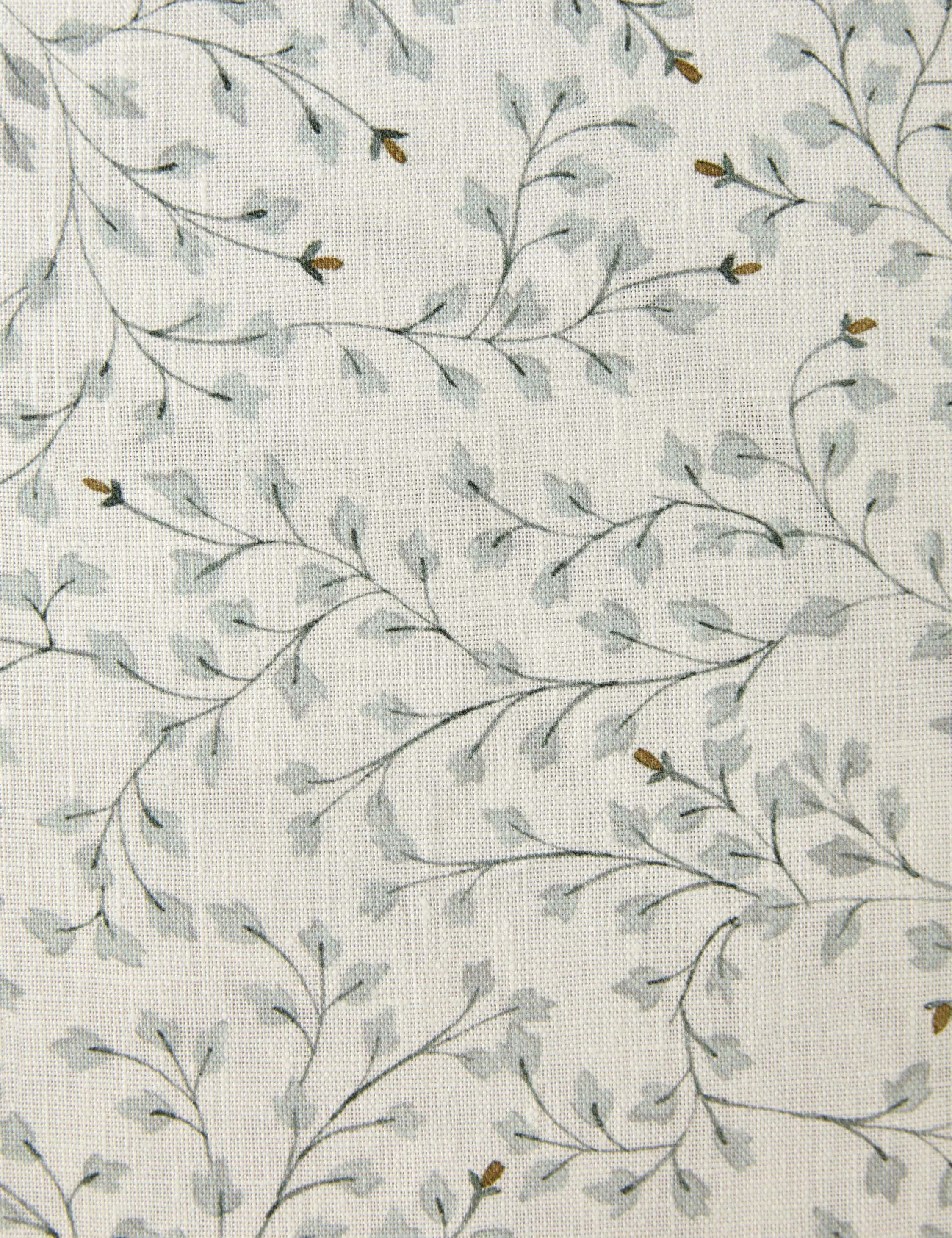 Dainty Leaves Linen Pillow by Rylee   Cru