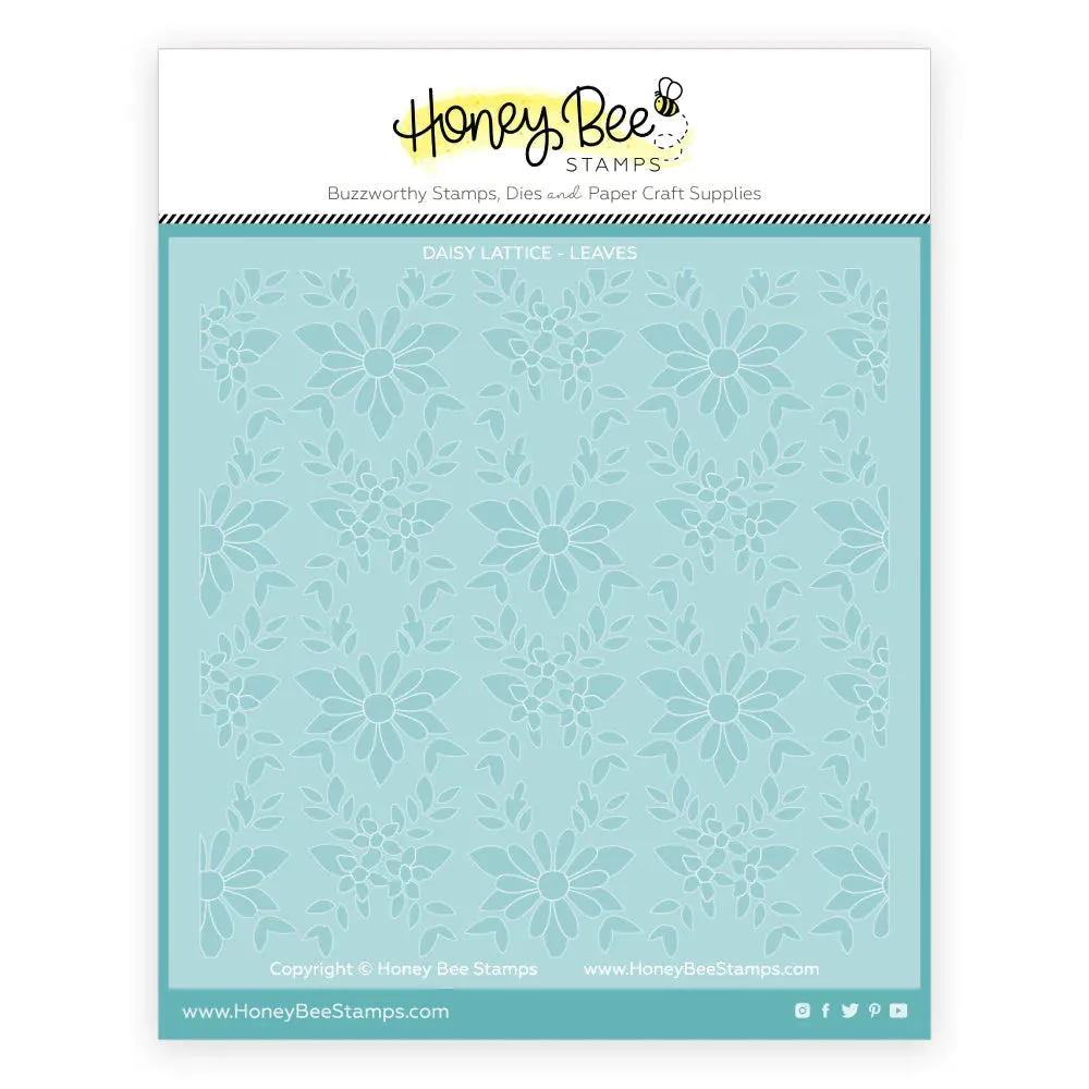 Daisy Lattice - Set Of 4 Layering Background Stencils