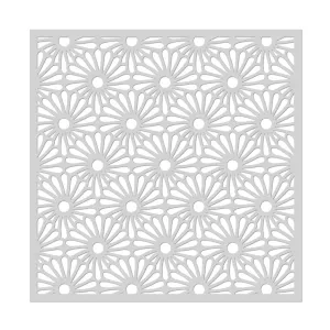Daisy Mosaic Stencil 6x6