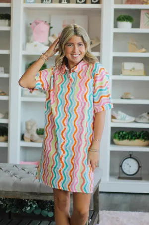 Dani Capri Crush Multi-Color Dress