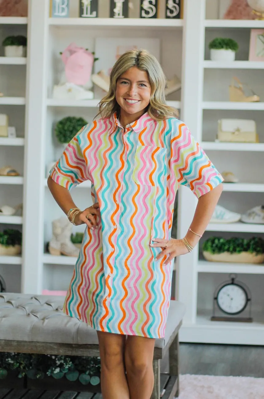 Dani Capri Crush Multi-Color Dress