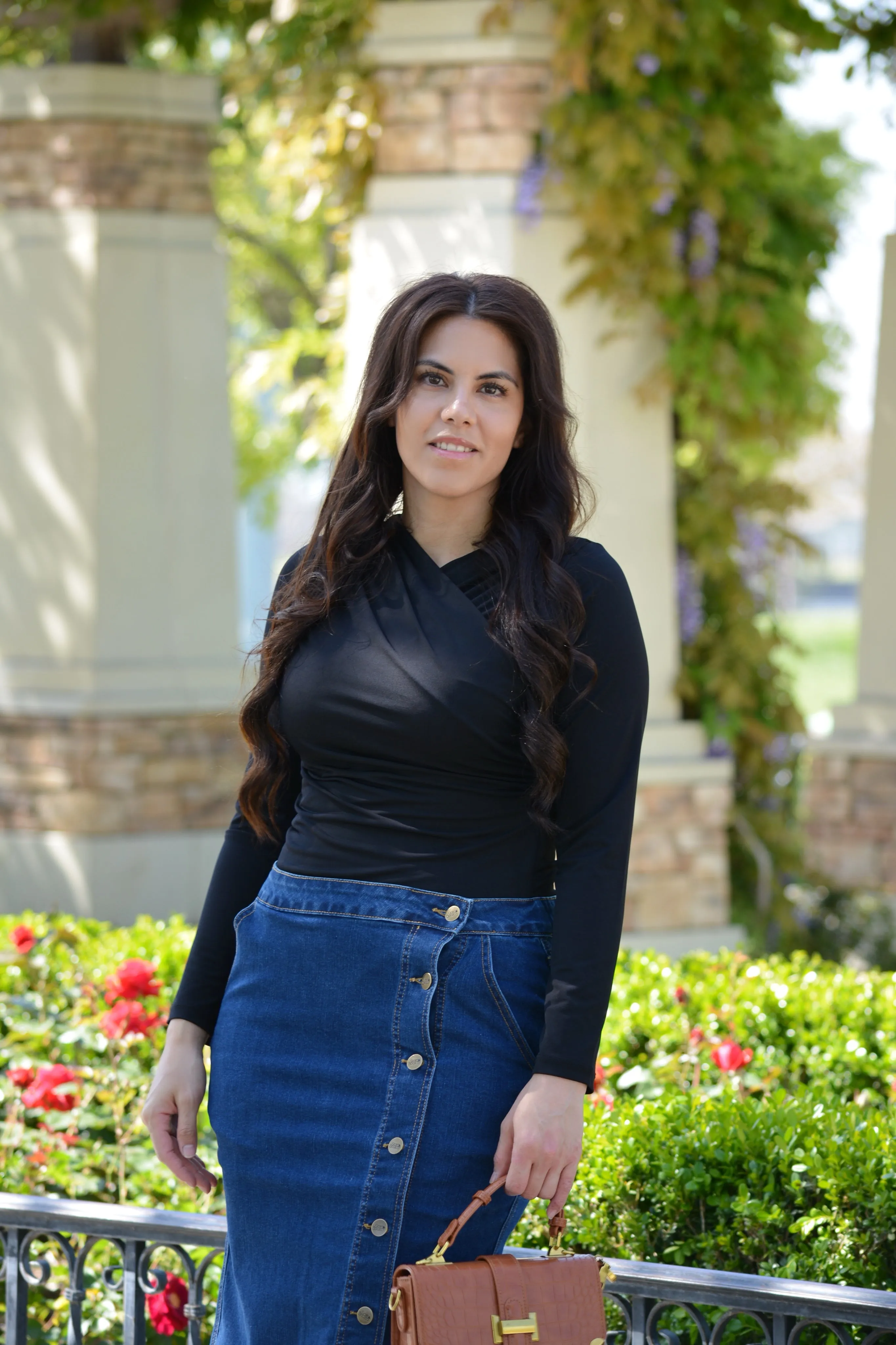 Daphne Black Top