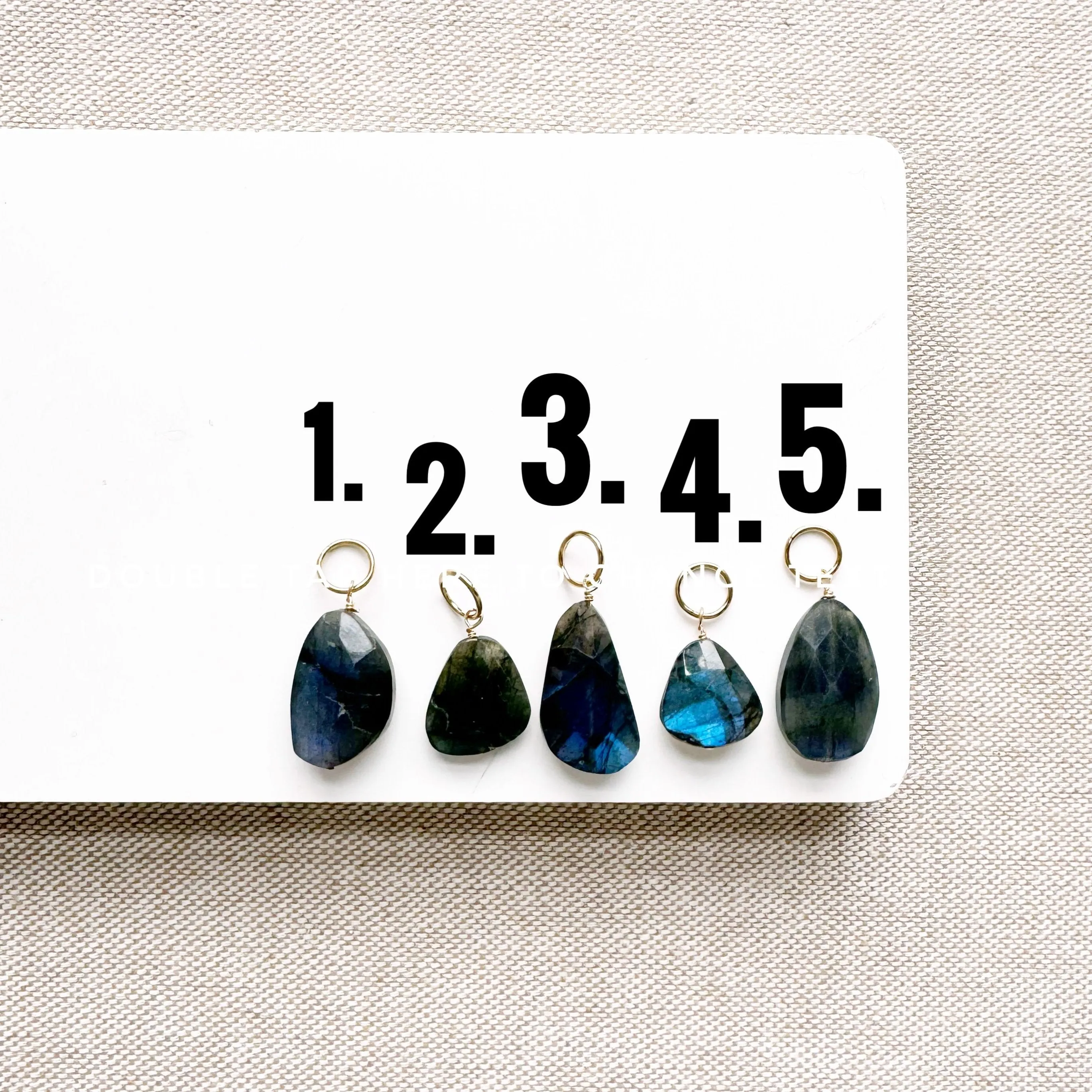 Dark Flash Labradorite Bijou Charm