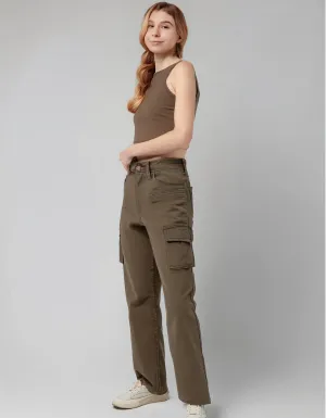 Dark Khaki Cargo Pants