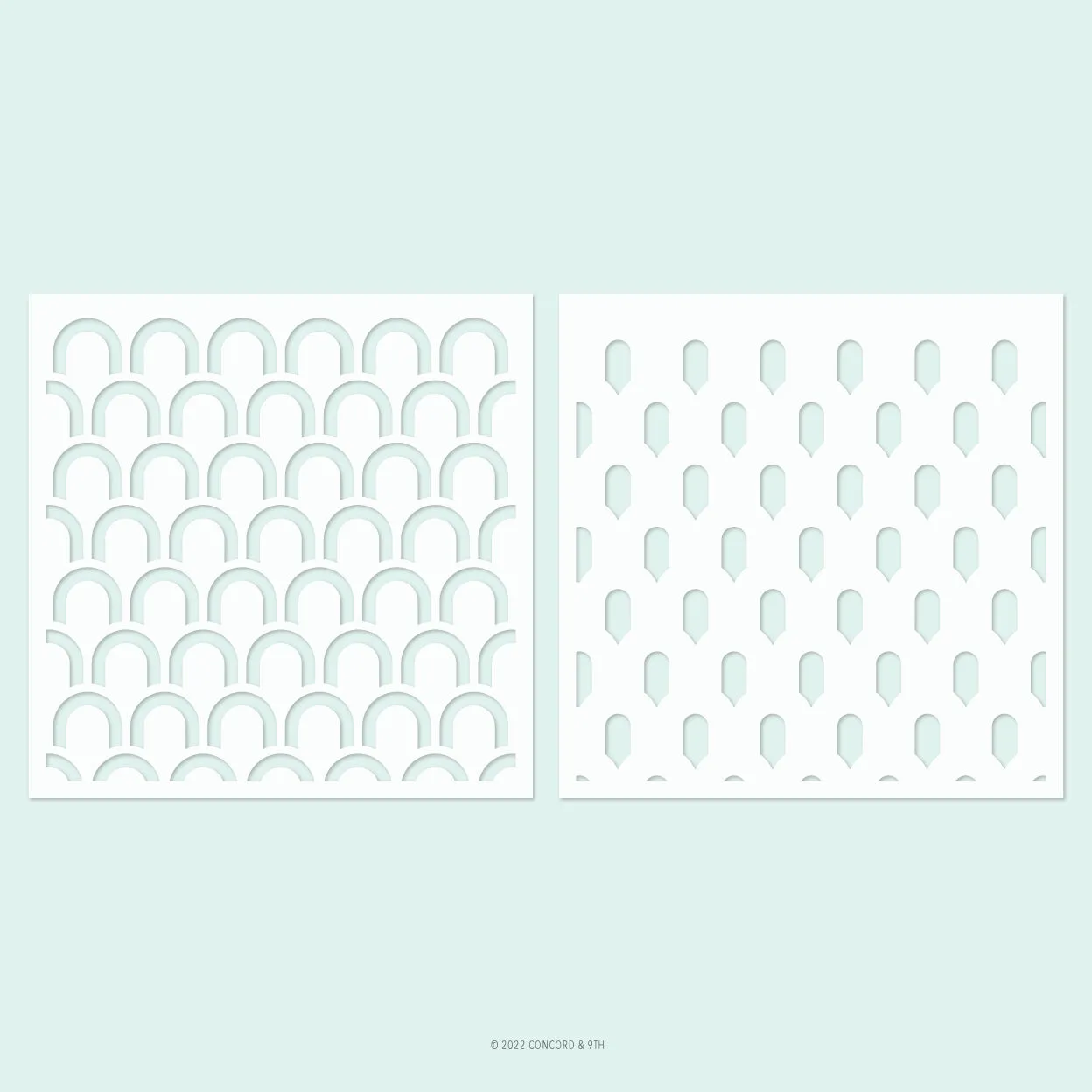 Deco Stencil Pack (2-pack; 6 x 6)