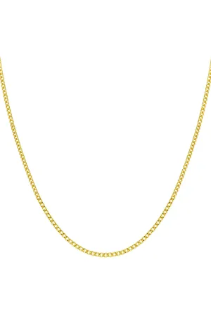 Delicate Cuban Chain Layering Necklace 16"