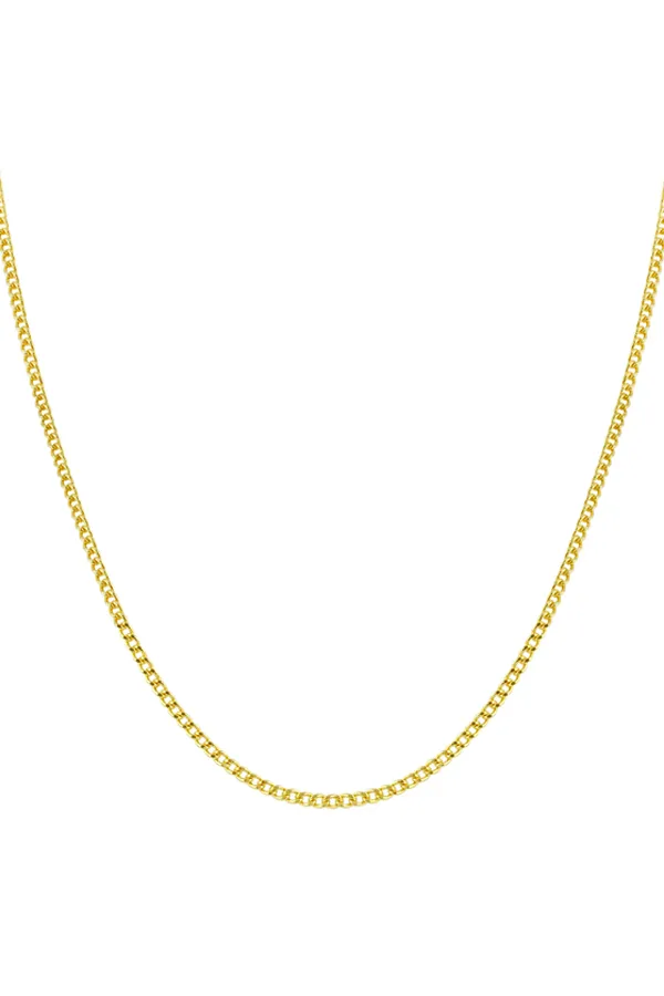 Delicate Cuban Chain Layering Necklace 16"