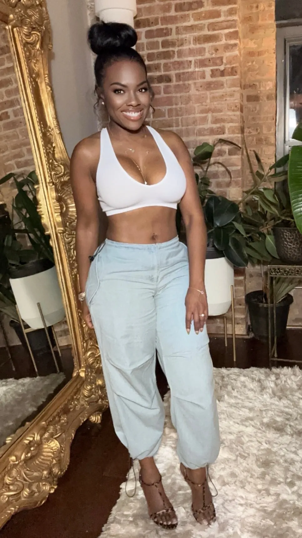 Denim Cargo Pants (Pre-Order - Estimated Shipping Date 3/28 - 4/20)