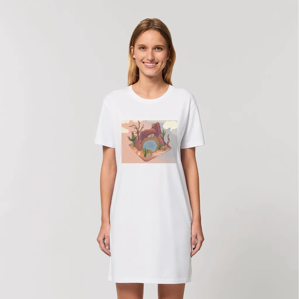 Desert Rocks Organic T-Shirt Dress
