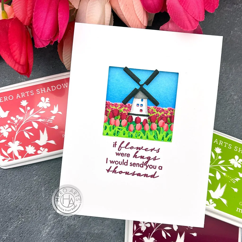 DI883 Looking Glass Windmill Tulips (E)