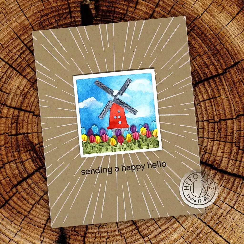DI883 Looking Glass Windmill Tulips (E)