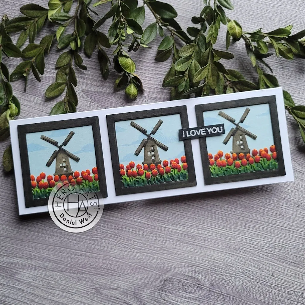 DI883 Looking Glass Windmill Tulips (E)