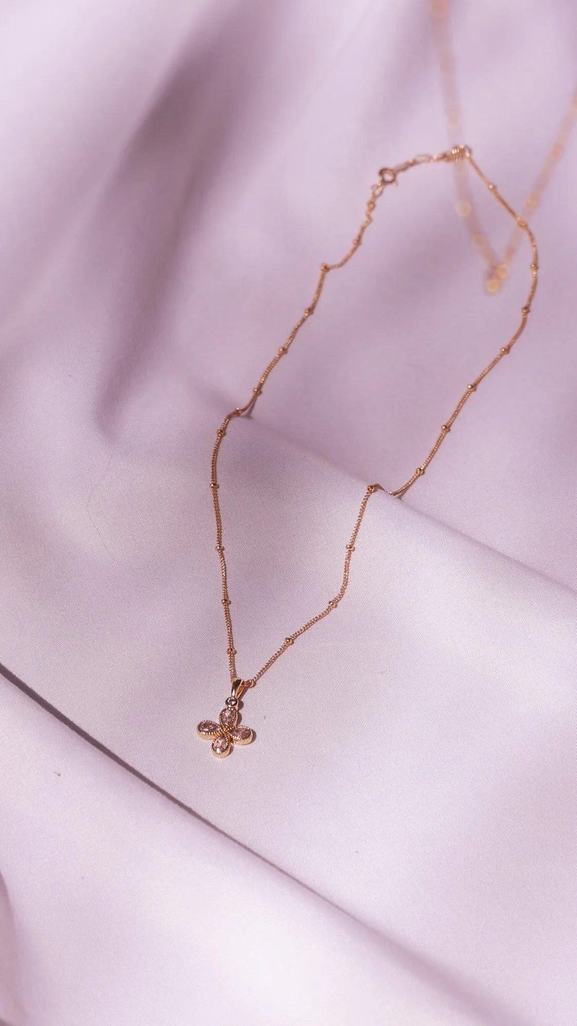 Diamond Clover Pendant