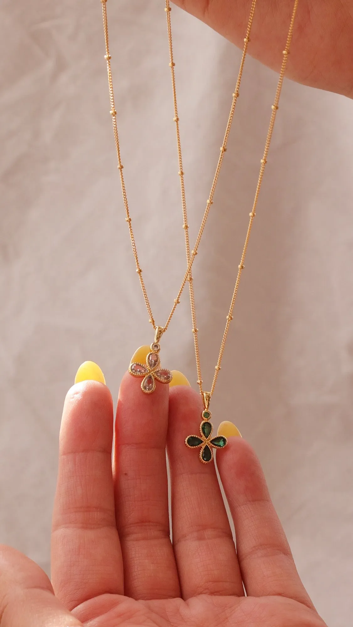 Diamond Clover Pendant