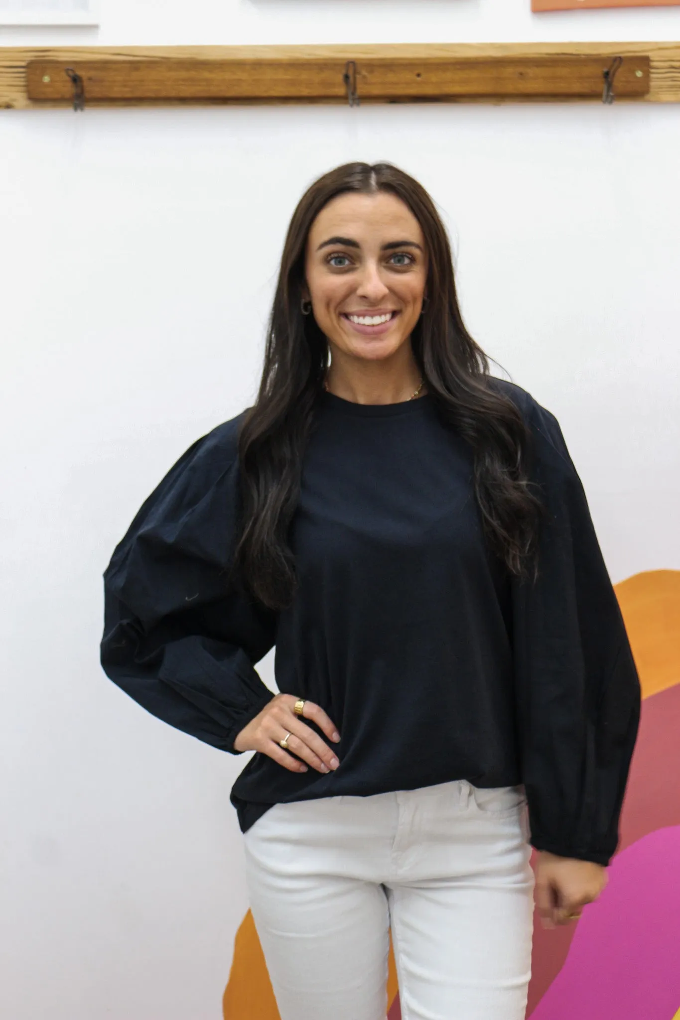 Dillion Black Blouse