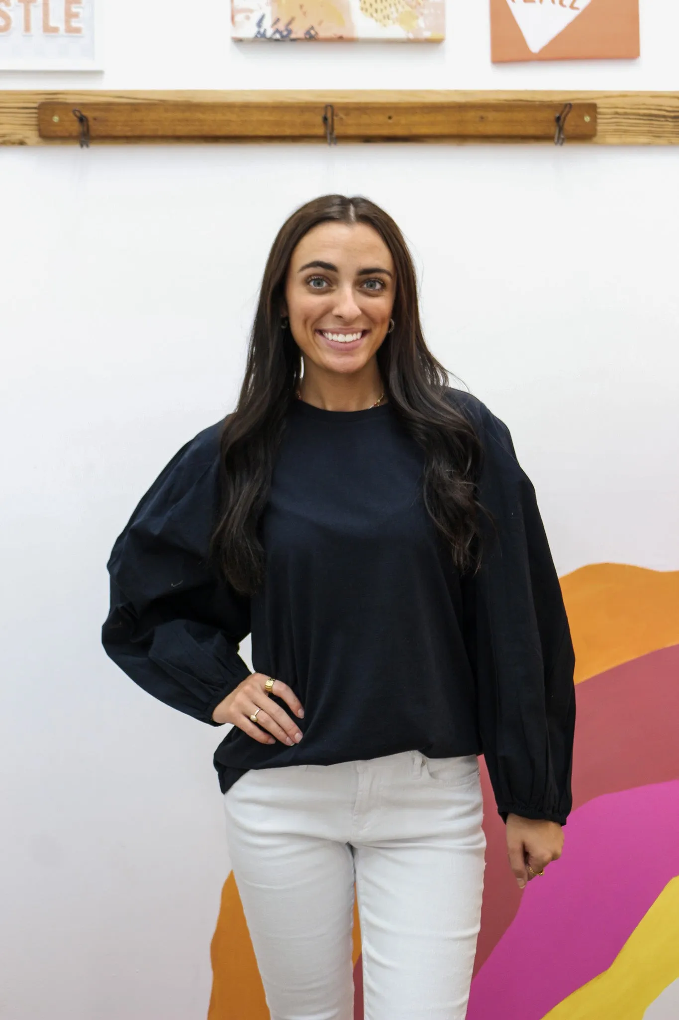 Dillion Black Blouse