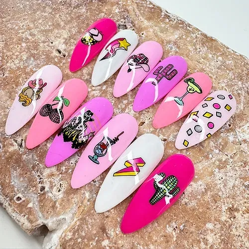 Disco Rodeo (BS-04) Steel Nail Art Stamping Plate