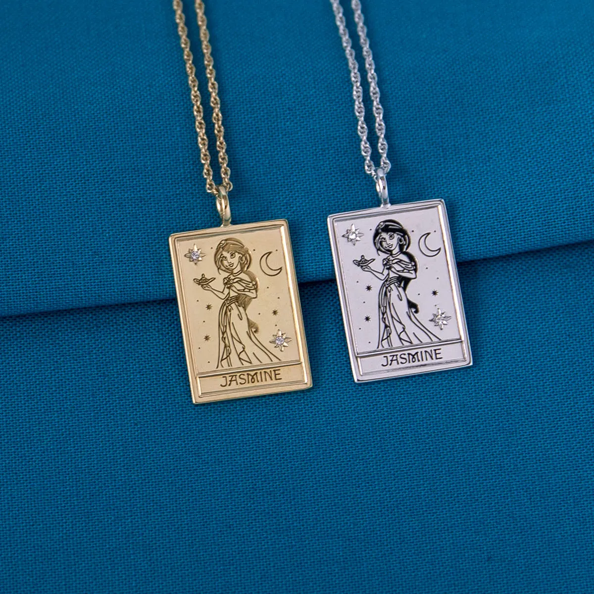Disney X RockLove ALADDIN Jasmine Tablet Necklace
