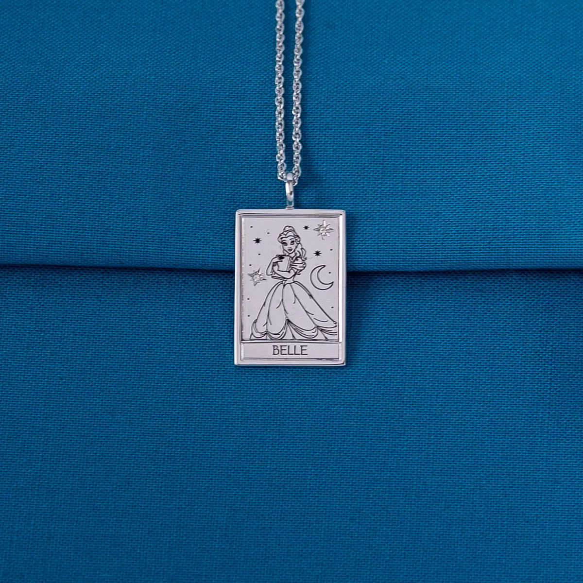 Disney X RockLove BEAUTY AND THE BEAST Belle Tablet Necklace