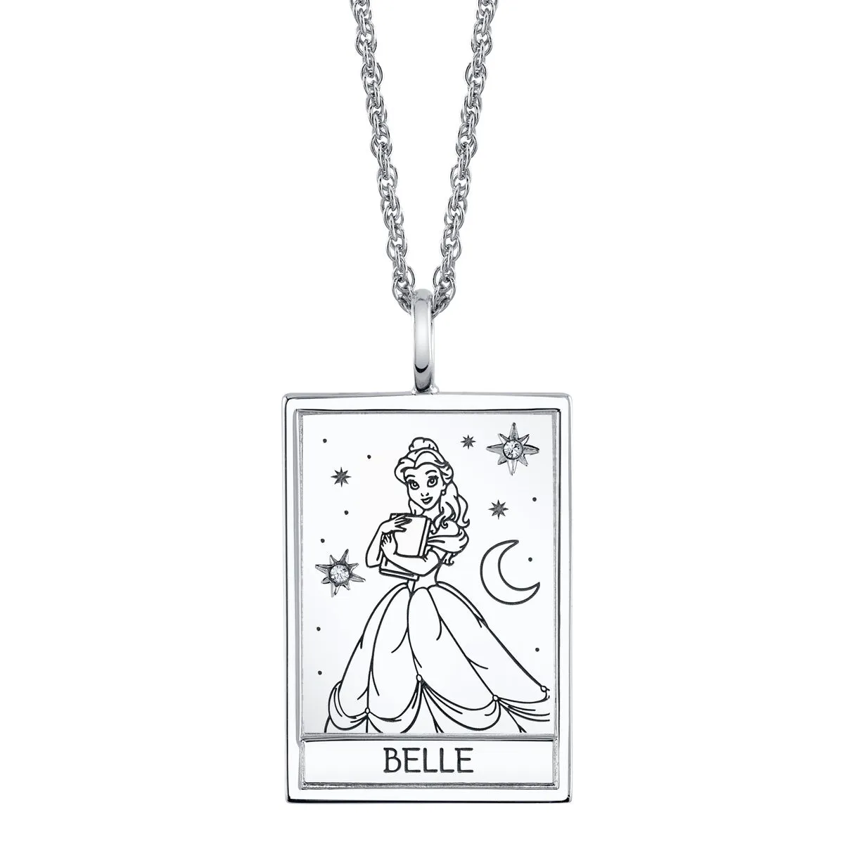 Disney X RockLove BEAUTY AND THE BEAST Belle Tablet Necklace
