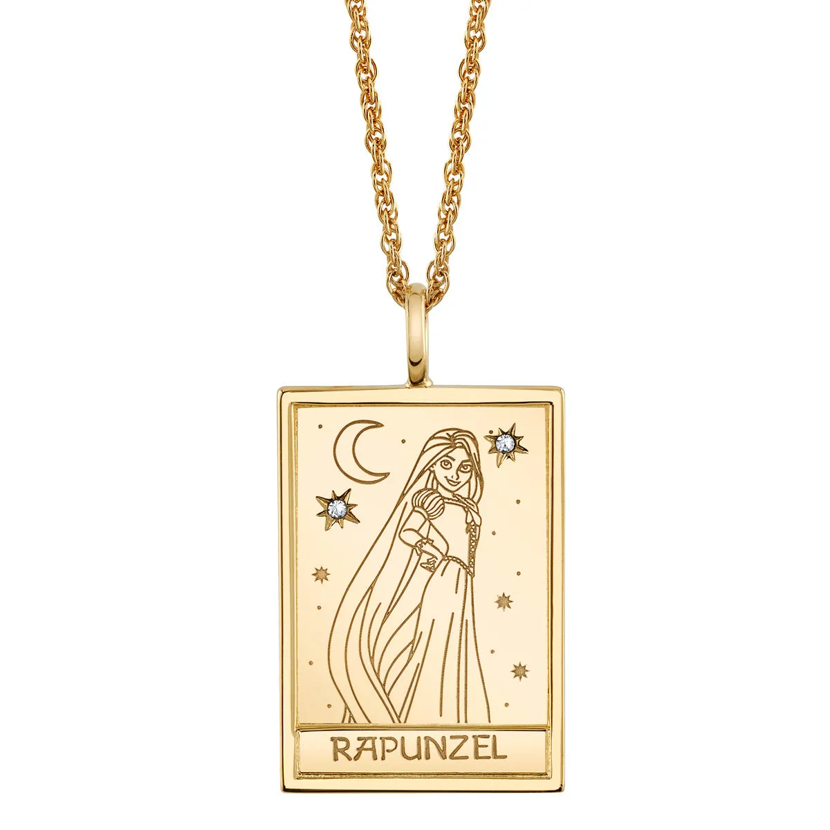 Disney X RockLove TANGLED Rapunzel Tablet Necklace