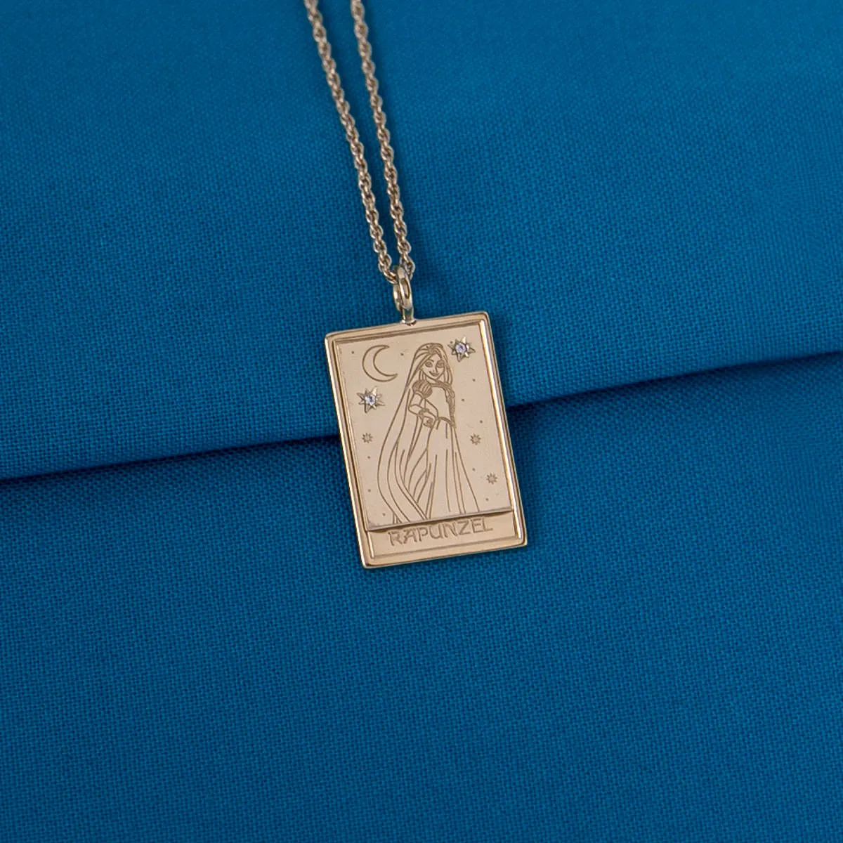 Disney X RockLove TANGLED Rapunzel Tablet Necklace