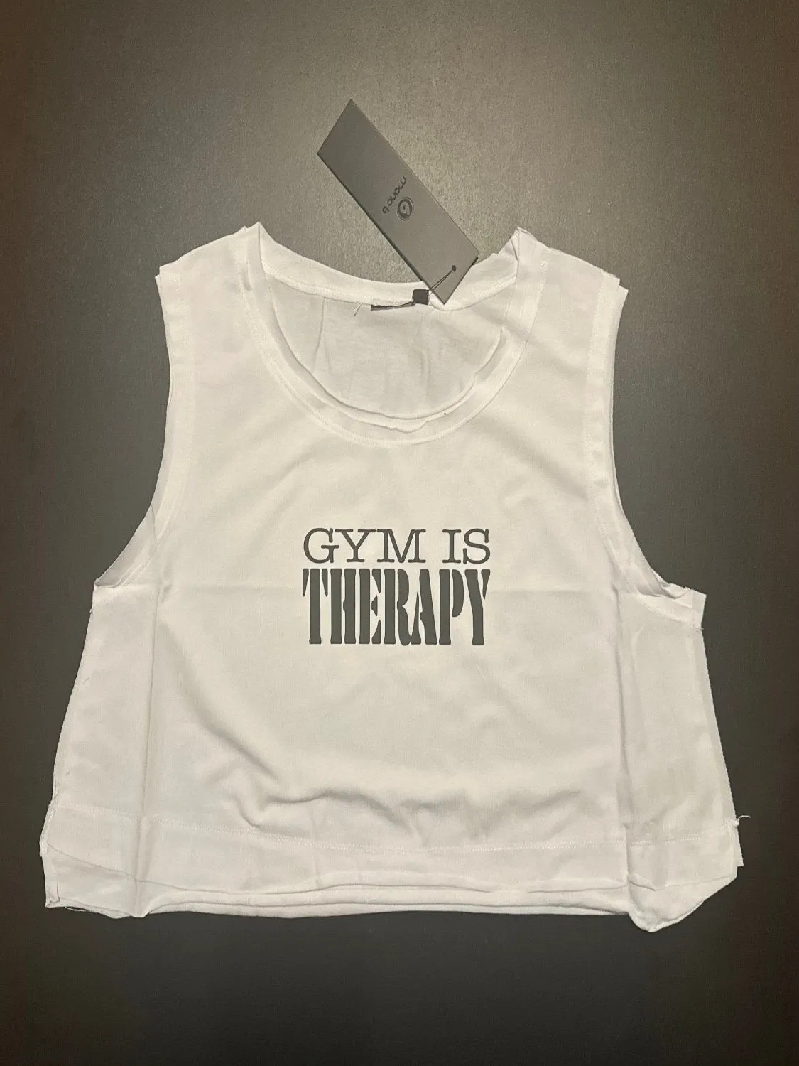 Double Ruffled Bottom Tank Top