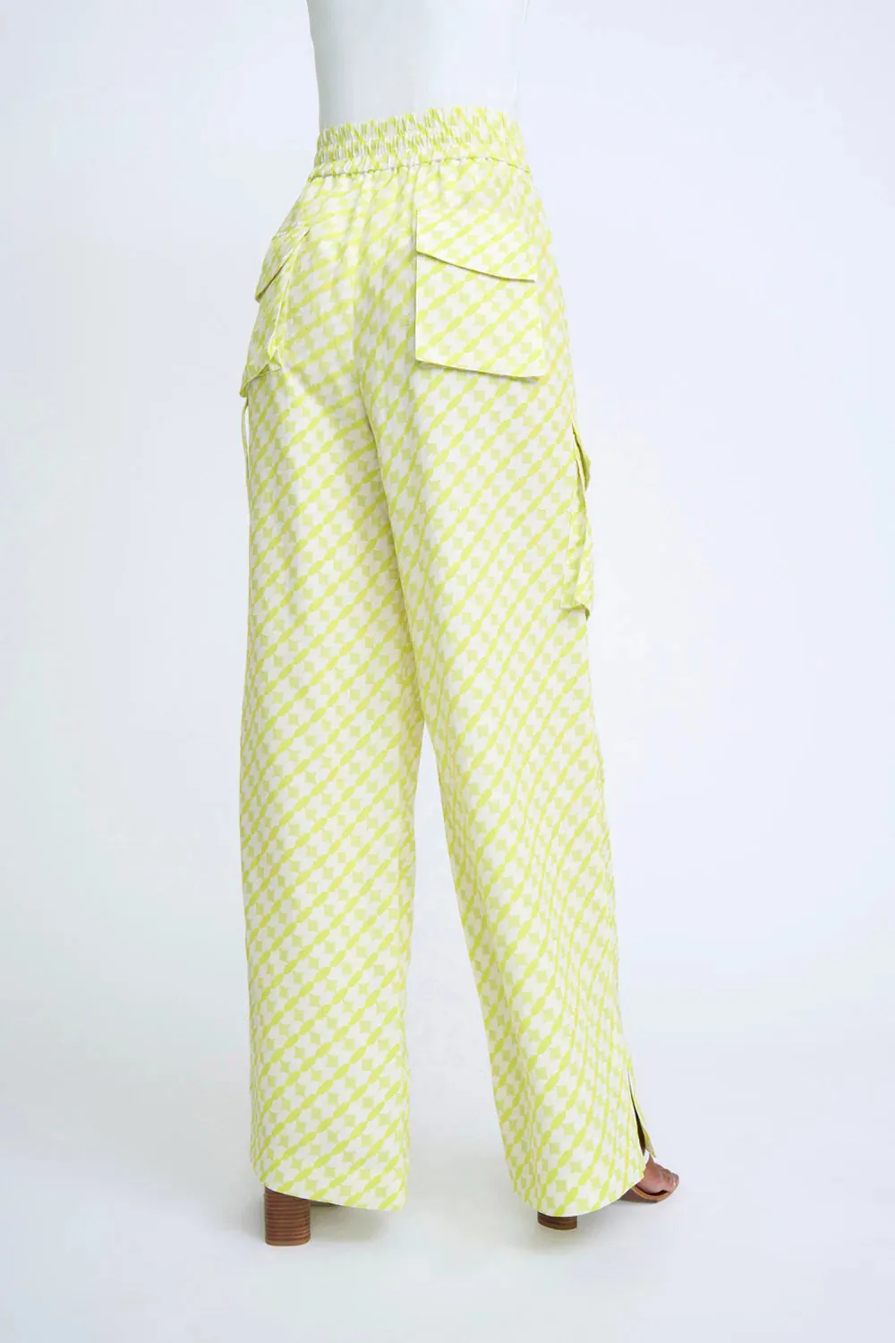 ELASTICATED POCKET CARGO - PRIMROSE GEO
