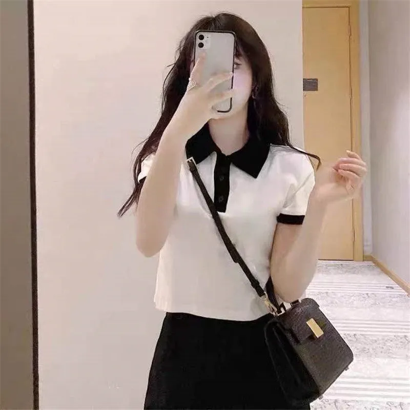 Elegant Sets Women Korean High Waist Suit Pants Drape Straight Long Lapel Slim Look Short Tops Two-Piece Pants