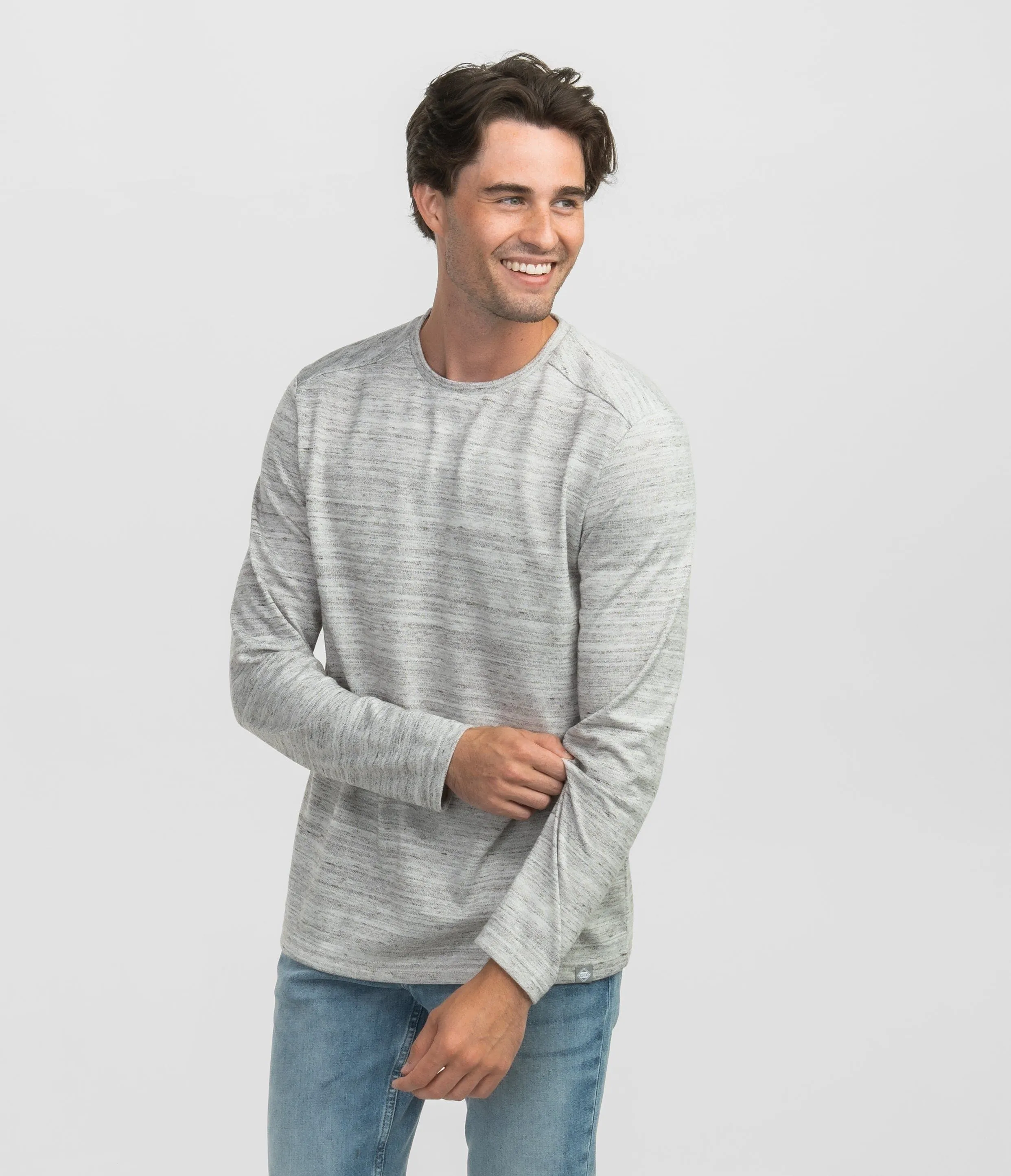 Elevated Layering Crew - Granite
