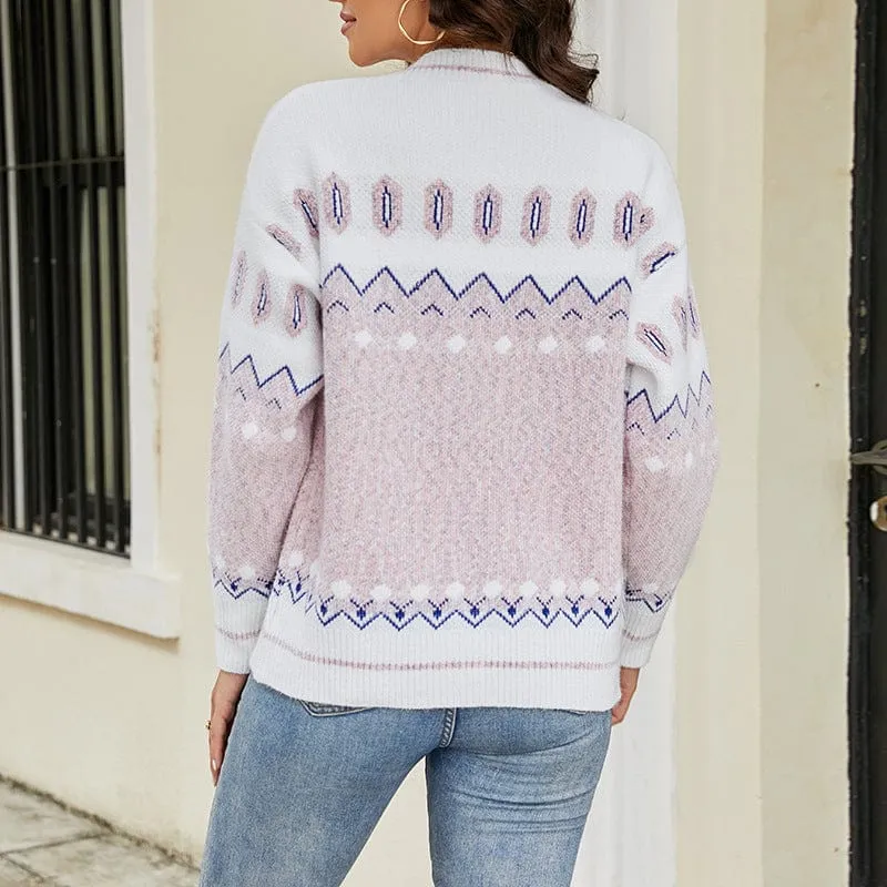 Elowen Geometric Cardigan