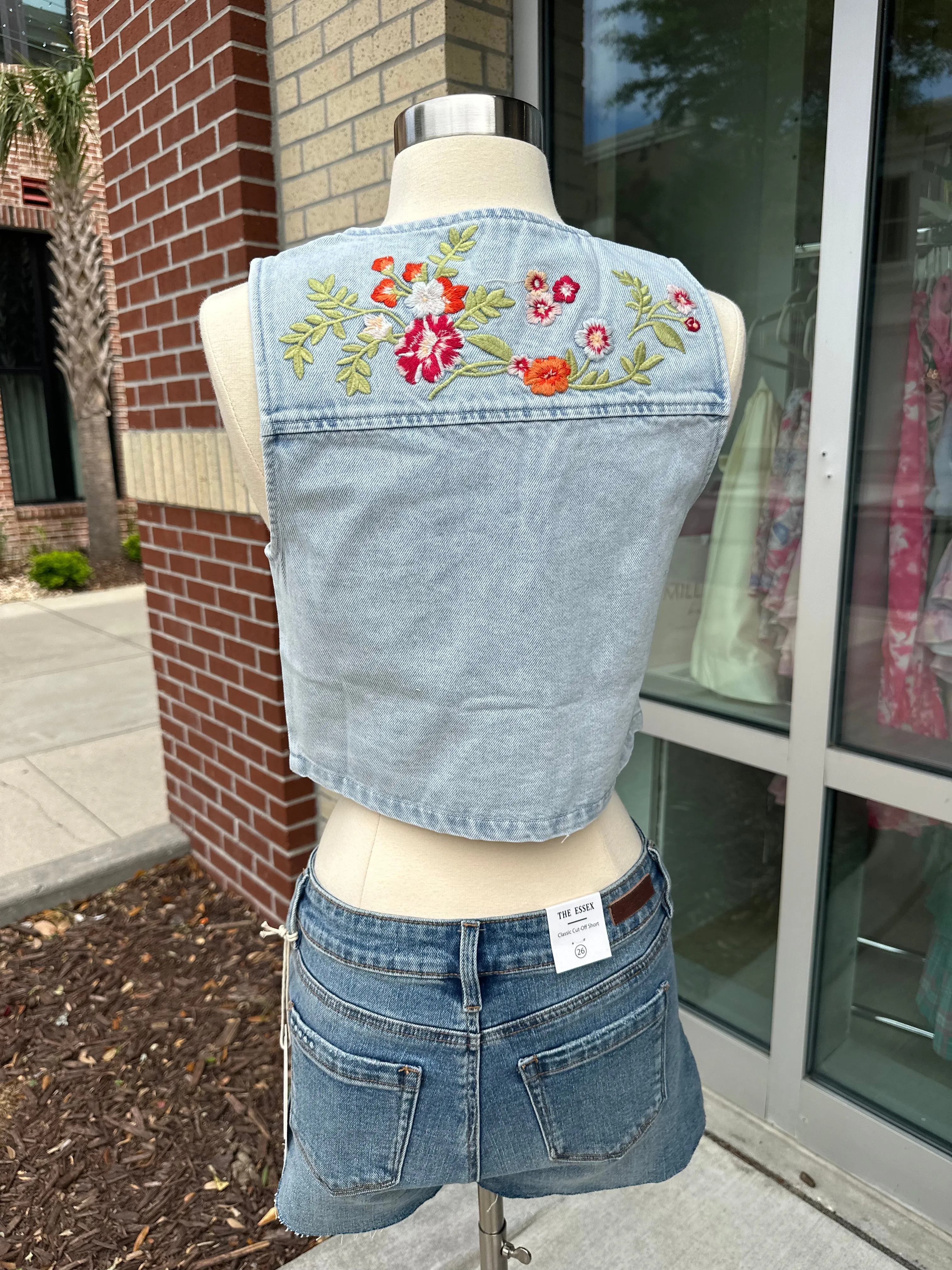 Embroidered Vest