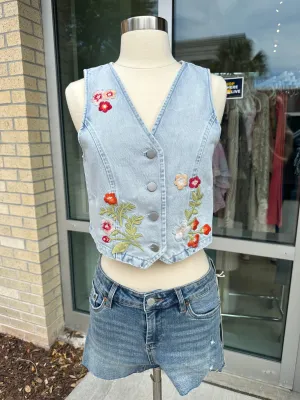 Embroidered Vest