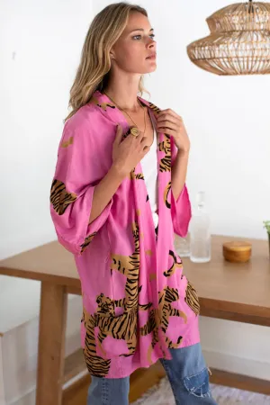 Emerson Fry Fete Layering Kimono Aurora Pink