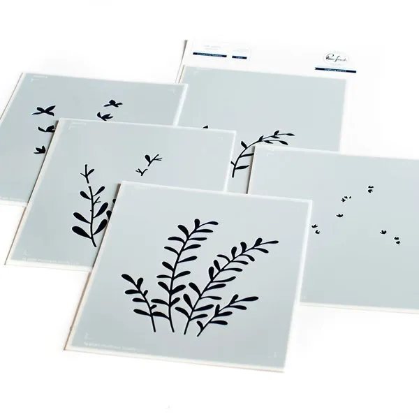 Enchanting Meadows layered stencil set