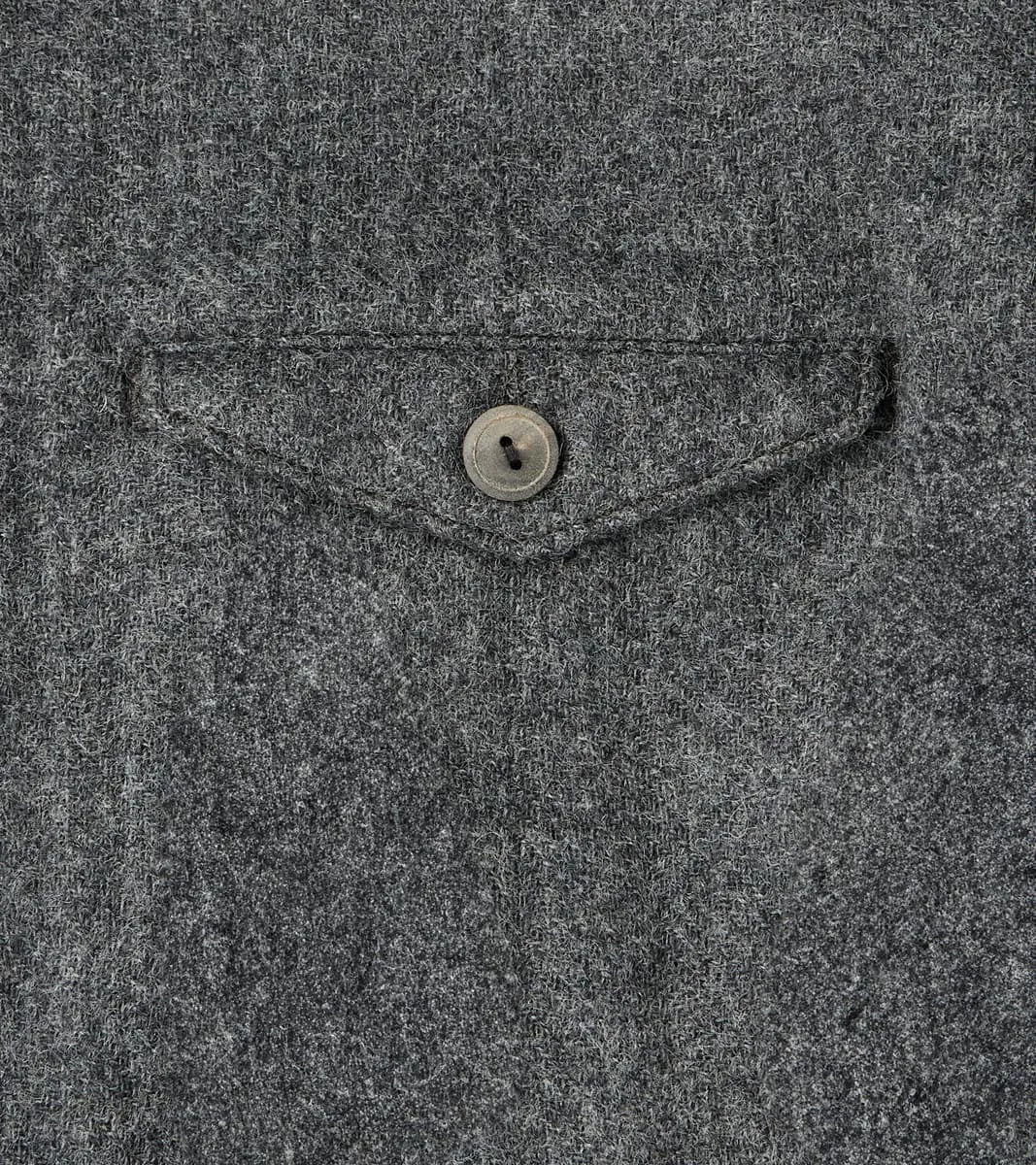 English Air Force Sidcot Jacket - Black Washed Vegetable Tanned Horsehide