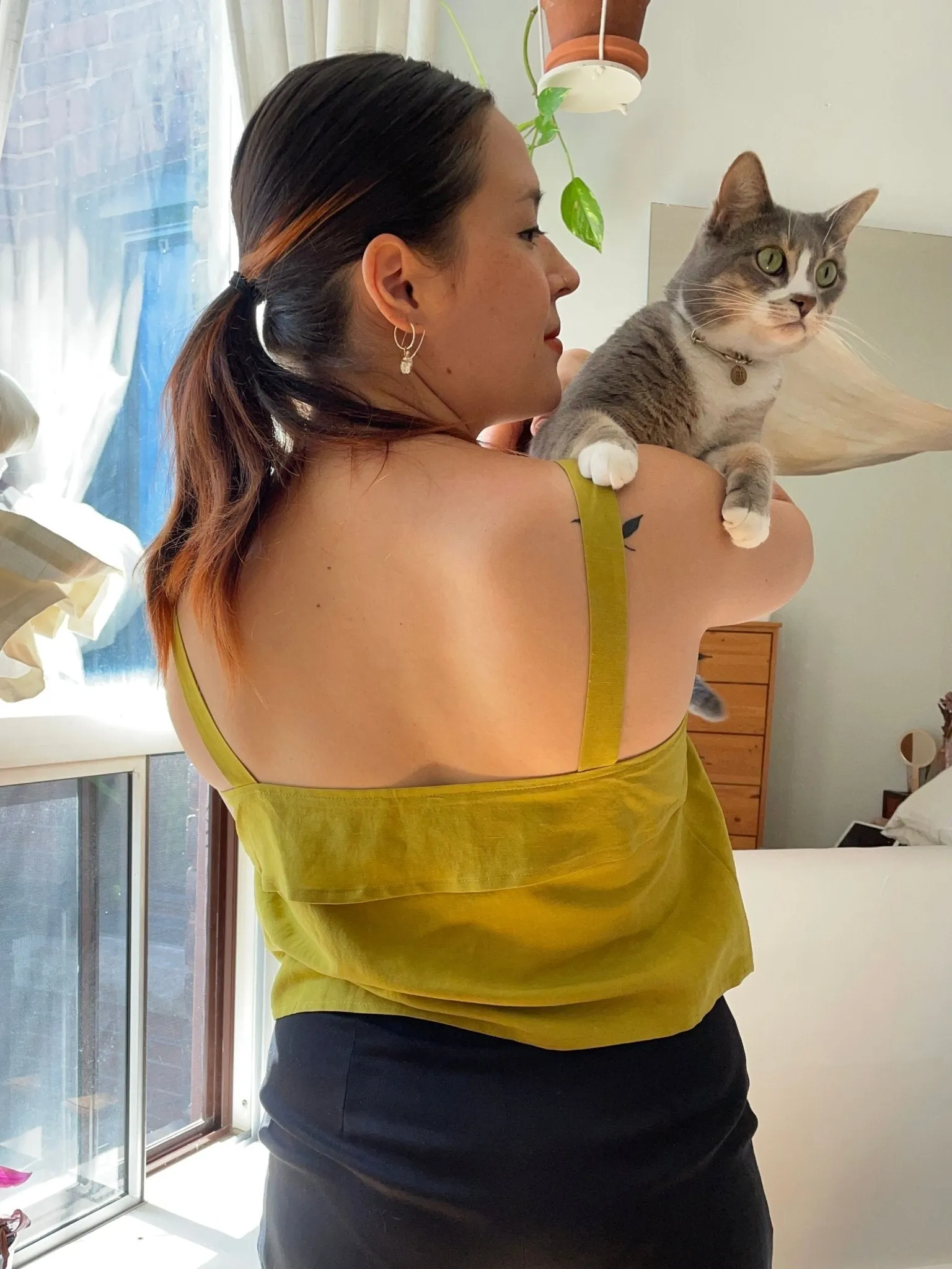 Eve Gravel Bohemienne Top - Lime (Online Exclusive)