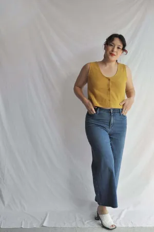 Eve Gravel Jade Top - Saffron (Online Exclusive)