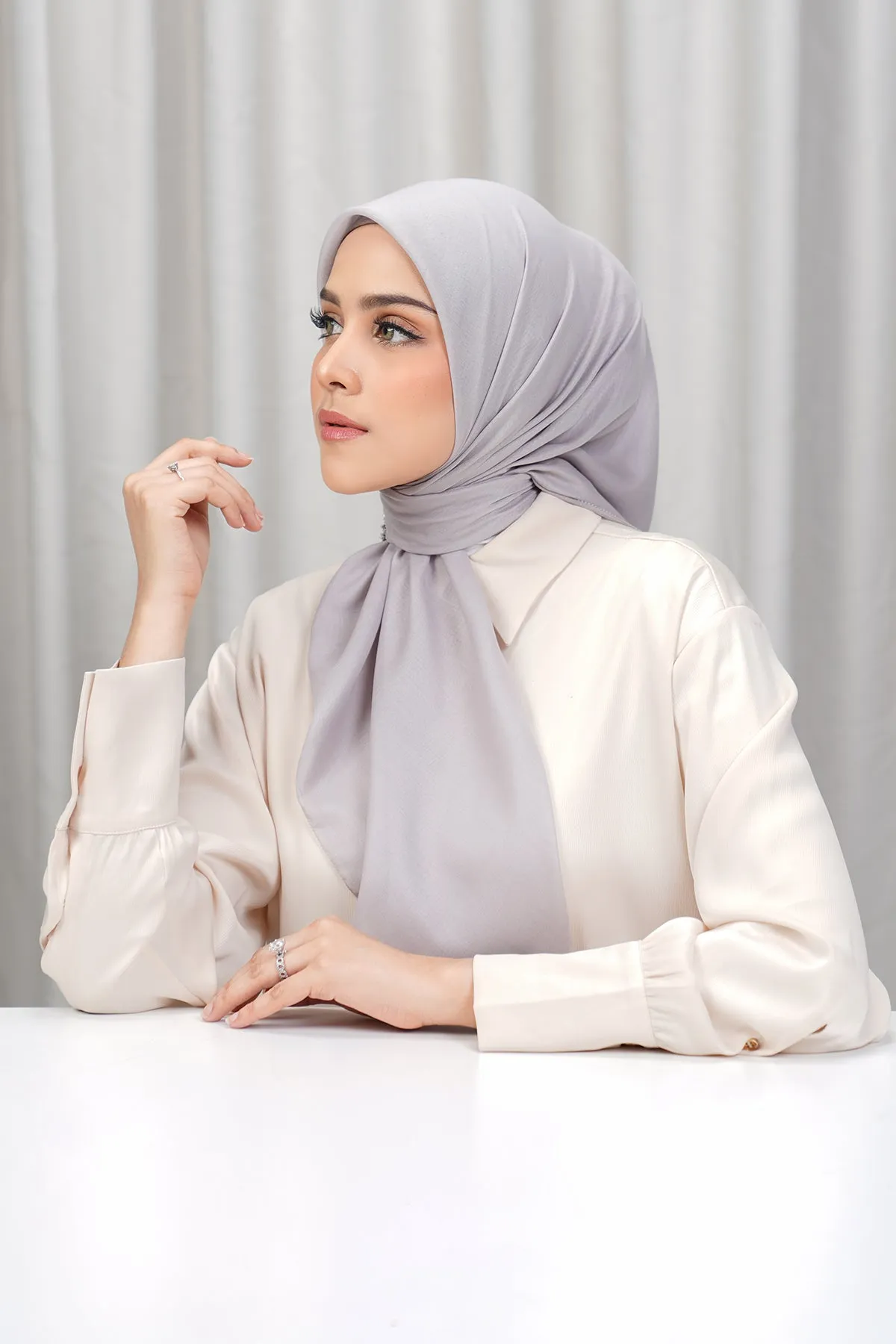 Everyday Scarf - Silver Gray