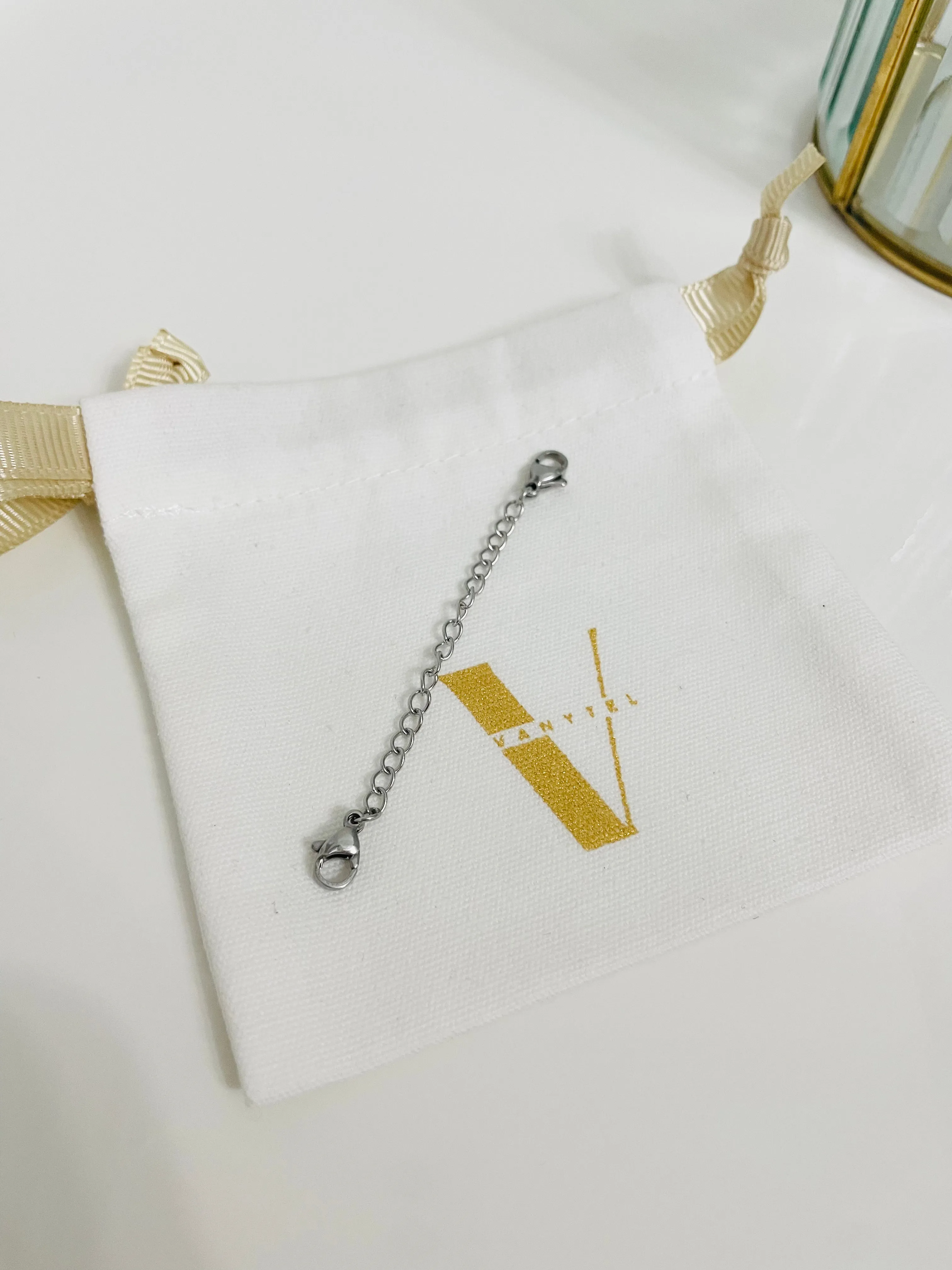 Extensor de Cadena 3” en Acero Inoxidable, Unisex, Gold, Silver