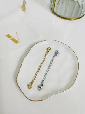 Extensor de Cadena 3” en Acero Inoxidable, Unisex, Gold, Silver