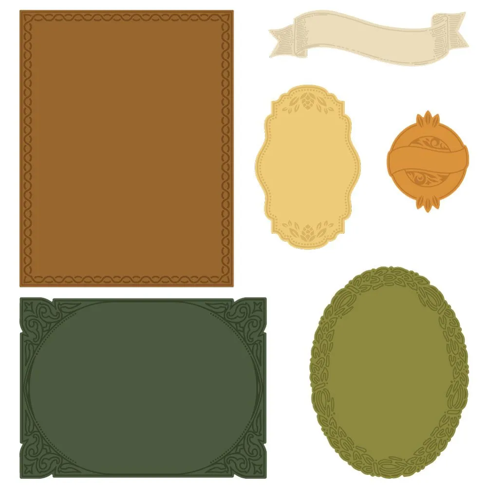 Fancy Fall Layering Frames - Honey Cuts