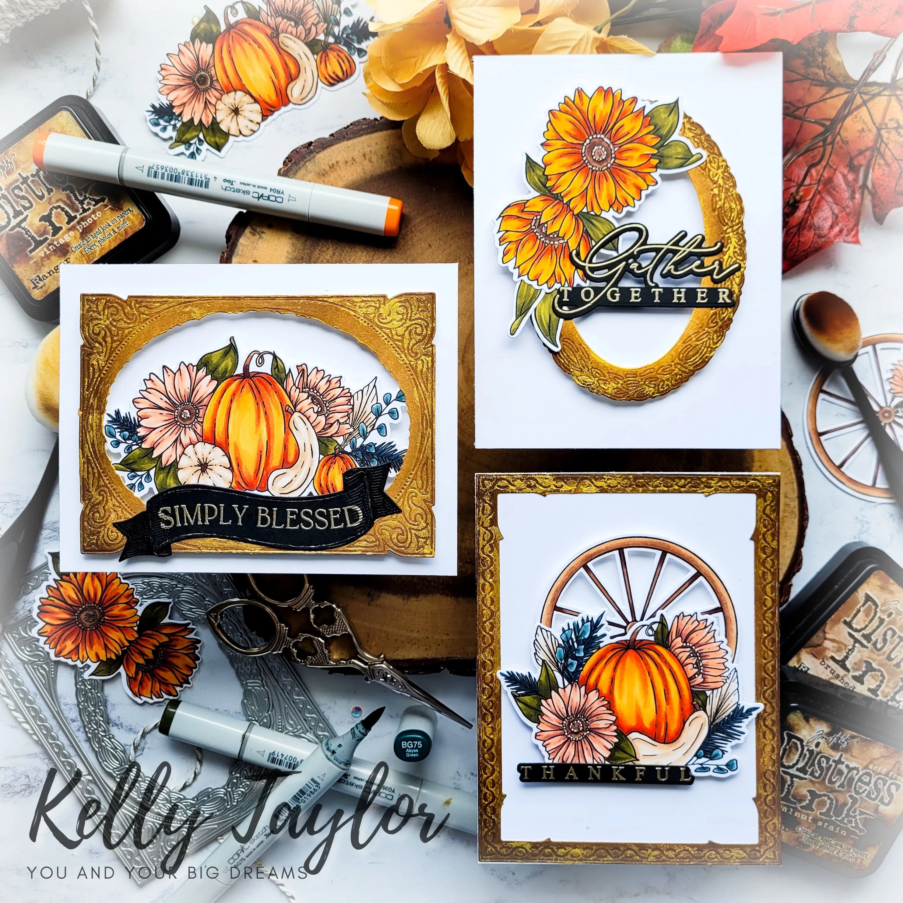 Fancy Fall Layering Frames - Honey Cuts