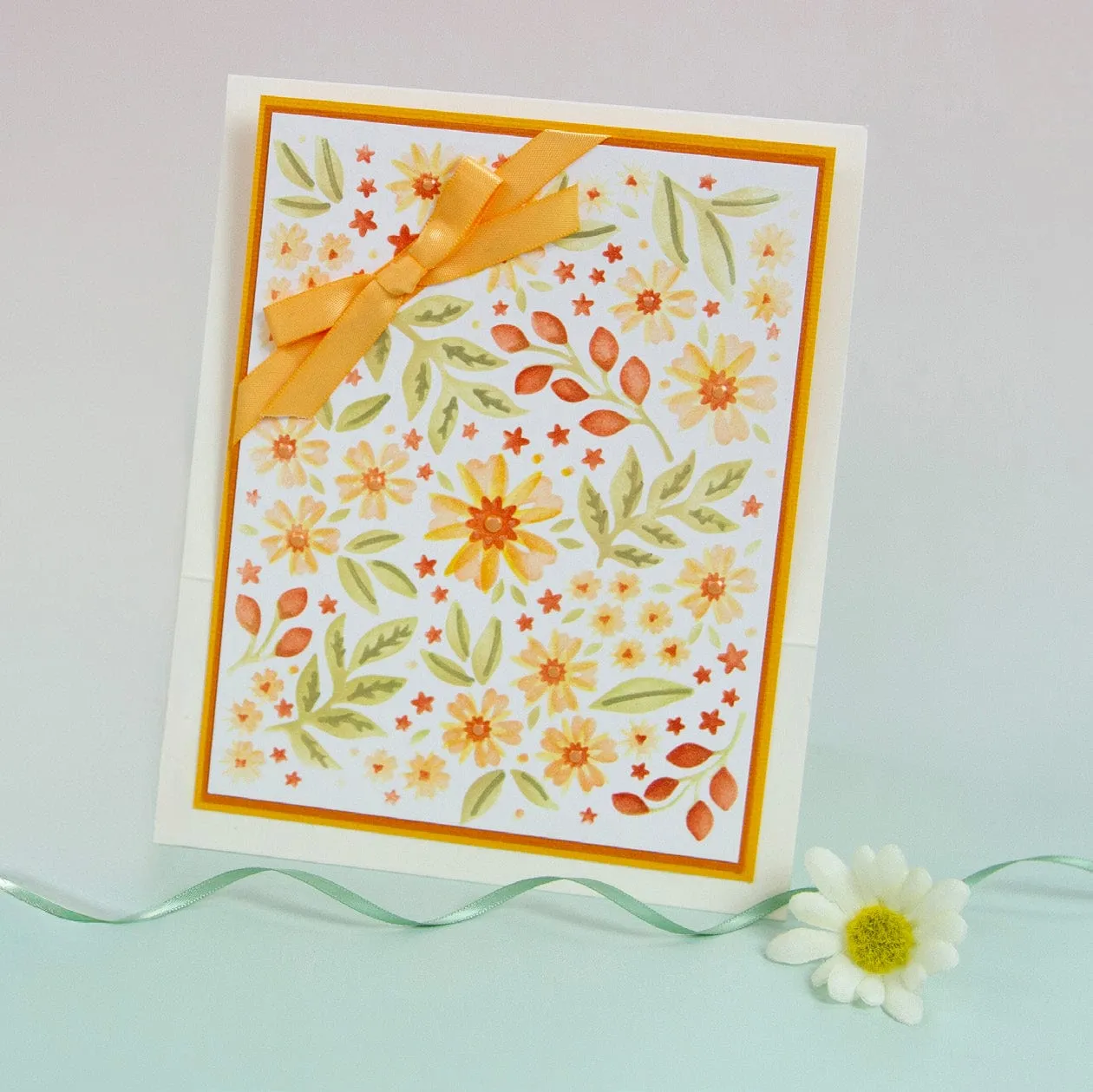 Fancy Floral Layering Die & Stencil Set - 5450e